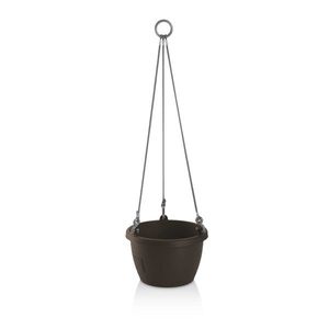 Gardenico Samozavlažovací závesný kvetináč Marina hnedá, pr. 30 cm, pr. 30 cm vyobraziť