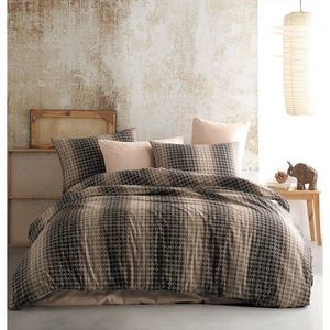 BedTex Bavlnené obliečky Oberon hnedá, 220 x 200cm, 2 ks 70 x 90 cm vyobraziť