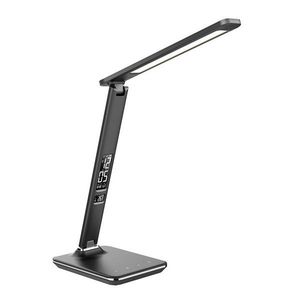Solight LED stolová lampa 9W s displejom čierna - VYSTAVENÝ VZOROK BEZ OBALU VYP316 vyobraziť