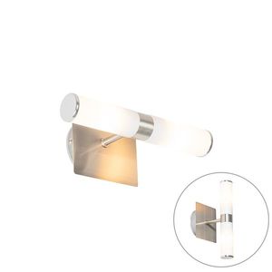 Moderná nástenná lampa do kúpeľne oceľ IP44 2-svetlo - Bath vyobraziť