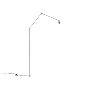 Stojaca lampa s ramenom oceľ - Editor vyobraziť