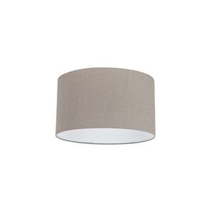 Tienidlo na lampu bavlnené taupe s bielym vnútrom 35/35/20 vyobraziť