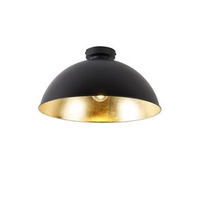 Stropná lampa čierna so zlatom 42 cm nastaviteľná - Magnax vyobraziť