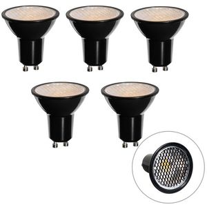Sada 5 GU10 3-krokových stmievateľných LED žiaroviek 50mm Honey Rate 6W 400 lm 3000K vyobraziť