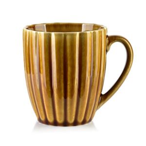 Porcelánový hrnek EVIE 360 ml hořčicově žlutý vyobraziť