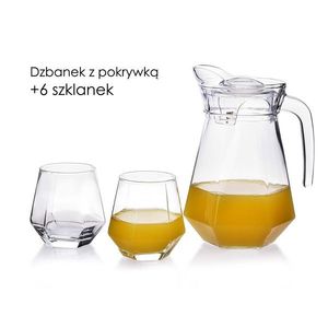 Sada karafy a 6 sklenic ADEL čirá vyobraziť