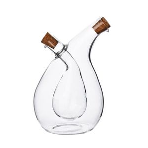 Skleněná láhev 2v1 PETER na olej 350 ml a ocet 75 ml čirá vyobraziť