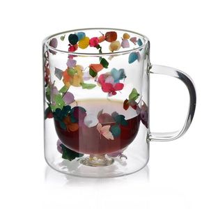 Skleněný hrnek PETER FLOWER 300 ml čirý/vícebarevný vyobraziť