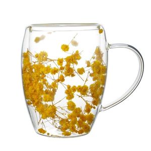 Skleněný hrnek PETER FLOWER 320 ml čirý/žlutý vyobraziť