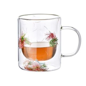 Skleněný hrnek PETER FLOWER 400 ml čirý/vícebarevný vyobraziť