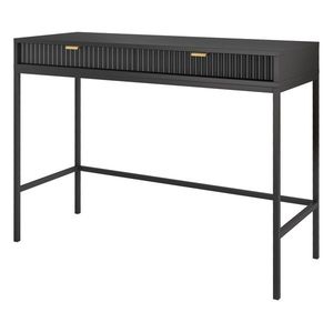 Toaletný stolík Nova 104 cm čierny/čierny rám vyobraziť