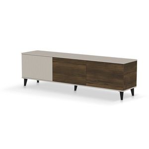 TV stolek Random 180 cm kašmír/ořech vyobraziť