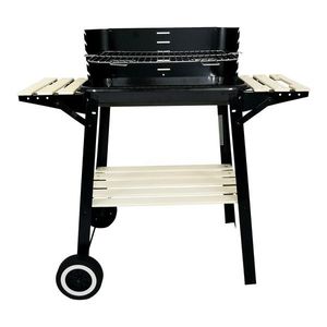 Zahradní gril na dřevěné uhlí BBQ1002 černý vyobraziť