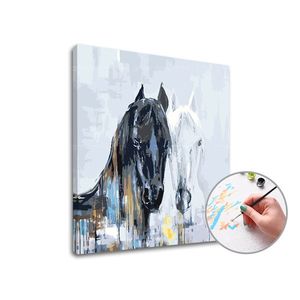Maľovanie podľa čísel HORSE MAJESTY | low difficulty vyobraziť