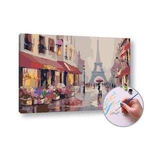 Maľovanie podľa čísel DARČEK V PARÍŽI | low difficulty vyobraziť