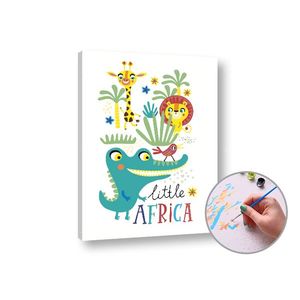 Maľovanie podľa čísel LITTLE AFRICA | low difficulty vyobraziť