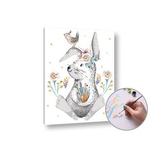 Maľovanie podľa čísel BIG Bunny | medium difficulty vyobraziť