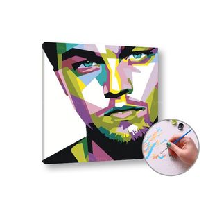 Maľovanie podľa čísel LEONARDO DICAPRIO | low difficulty vyobraziť