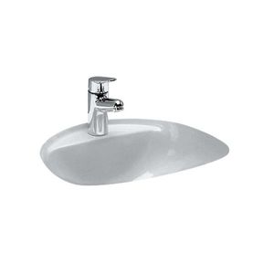 Laufen - Bijou Vstavané umývadlo, 52x46 cm, 1 otvor na batériu, biela H8112300000001 vyobraziť