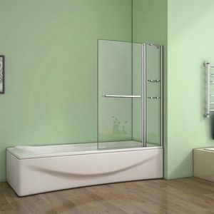 H K - Vaňová zástena s pevnou stenou V2 100 cm, číre sklo SE-V2 100 vyobraziť