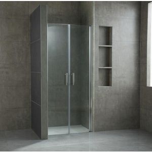 OLSEN SPA - Sprchové dvere VITORIA NEW - FARBA rámu - Hliník leštený, Rozmer A - 70, Smer zatvárania - Univerzálny Ľavé / Pravé, Výplň - Číre bezpečnostné sklo - 6 mm OLBENW102670CC vyobraziť