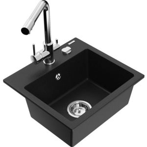 MEXEN/S MEXEN/S - Milo granitový drez vrátane batérie Duero, biela 6505-20-671600-20 vyobraziť
