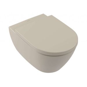 VILLEROY & BOCH - Subway 2.0 Závesné WC, DirectFlush, CeramicPlus, Almond 5614R0AM vyobraziť
