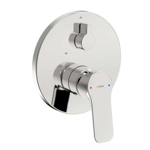 HANSA - Basic Batéria pod omietku, na 2 spotrebiče, chróm 80559003 vyobraziť