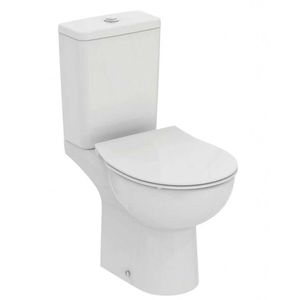 IDEAL STANDARD - Eurovit+ WC kombi s doskou SoftClose, vario odpad, spodné napúšťanie, RimLS+, biela W007501 vyobraziť