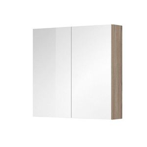 MEREO - Aira, Ponte kúpeľňová galerka 80 cm, zrkadlová skrinka, dub Kronberg CN717GD vyobraziť