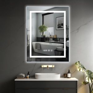 IREDA Kúpeľňové zrkadlo s LED osvetlením, 60 x 80 cm vyobraziť