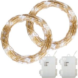 VOLTRONIC svetelná reťaz - 50 LED, studená biela vyobraziť