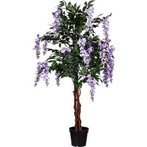 PLANTASIA umelý strom Vistária 120 cm, modrofialové kvety vyobraziť