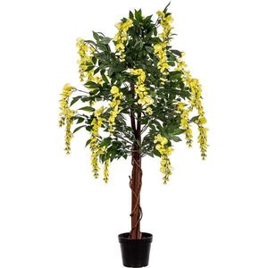 PLANTASIA umelý strom, 120 cm, Wisteria, žltá vyobraziť