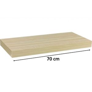 STILISTA VOLATO 31061 Nástenná polica - svetlé drevo 70 cm vyobraziť