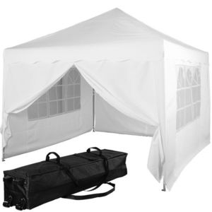 Záhradný párty stan - 3 x 3 m, biela + 4 bočnice vyobraziť