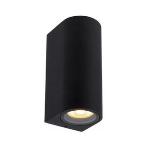 Lucide Lucide 69801/02/30 - Vonkajšie nástenné svietidlo ZARO 2xGU10/35W/230V IP44 čierna vyobraziť
