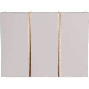 Krémovobiela predsieňová skrinka 138x103x38 cm Libbiano – Germania vyobraziť