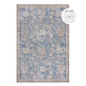 Modrý prateľný koberec 152x230 cm Orelia Global – Flair Rugs vyobraziť