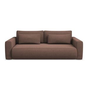 Ružová rozkladacia/s úložným priestorom pohovka 238 cm Kapua – Makamii vyobraziť