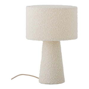 Biela stolová lampa s textilným tienidlom (výška 30 cm) Emmie – Bloomingville vyobraziť