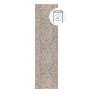 Svetlozelený prateľný behúň 60x230 cm Una Floral – Flair Rugs vyobraziť