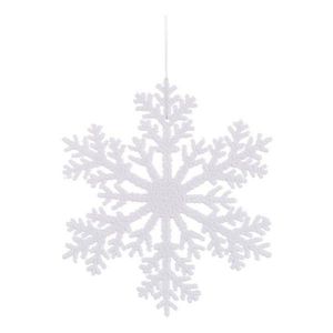 Plastová závesná vianočná dekorácia 25 cm Snowflake – Casa Selección vyobraziť