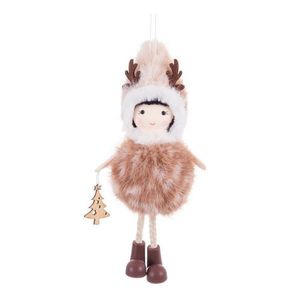 Látková závesná vianočná dekorácia 17 cm Deer Girl – Casa Selección vyobraziť