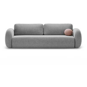 Svetlosivá ženilková rozkladacia/s úložným priestorom pohovka 262 cm Tonale – Cosmopolitan Design vyobraziť