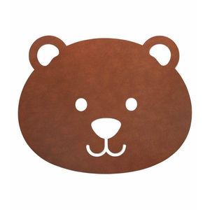 Hnedý ručne tkaný detský koberec z Eko kože 111, 5x140 cm Bear XXXL Bull – LIND DNA vyobraziť