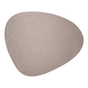 Sivobéžová koža 115x135 cm Curve XXXL Bull – LIND DNA vyobraziť