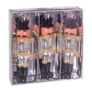 Vianočné ozdoby v súprave 3 ks 13 cm Soldier – Casa Selección vyobraziť