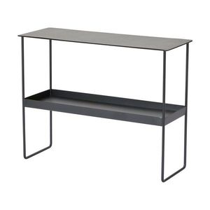 Čierny kovový konzolový stolík 29x78 cm Bull – LIND DNA vyobraziť
