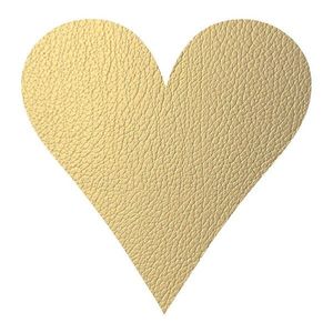 Prestieranie z eko kože 30x30 cm Heart Hippo – LIND DNA vyobraziť